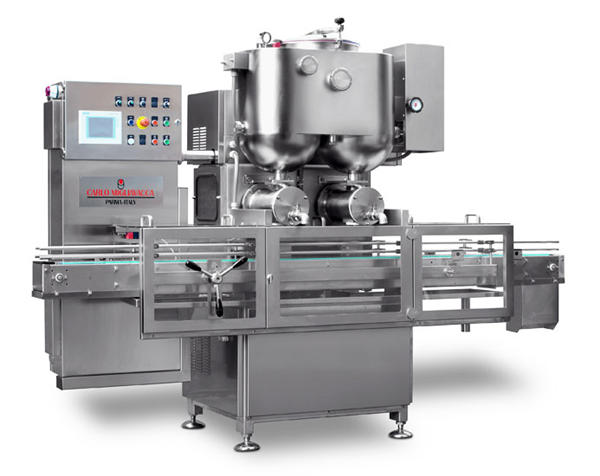 Полуавтоматическая машина для наполнения фруктовых джемов с двойной головкой 