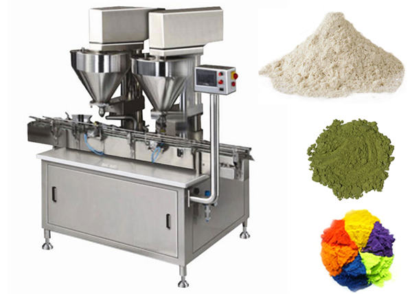 Автоматическая машина для наполнения порошков с 2 головками